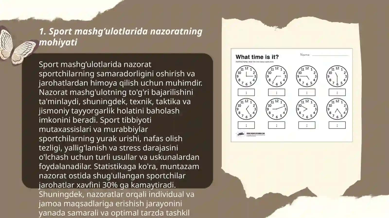 Sport mashg’ulotlarida nazorat va uning turlari 3