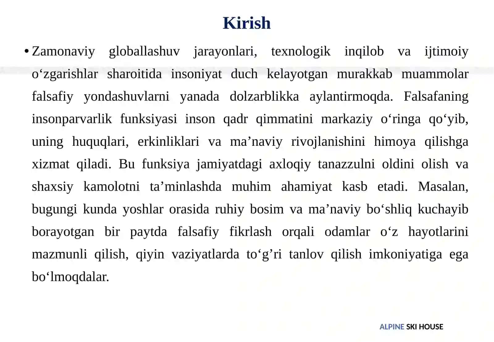 Falsafaninginson parvarlik funksiyasi va shaxsiy kimyog'i ta'siri 3