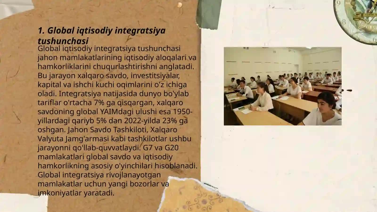 Jahon iqtisodiyotida integratsiya jarayoni 3