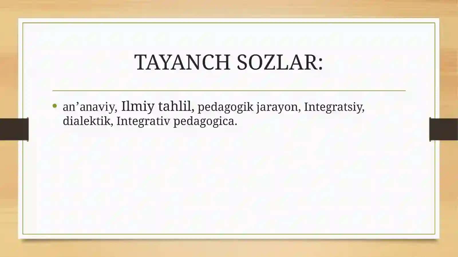 Pedagogikada an‘anaviy integratsiyaning talqin qilinishi. Integrativ - faoliyatning shakllanish metodlari 3
