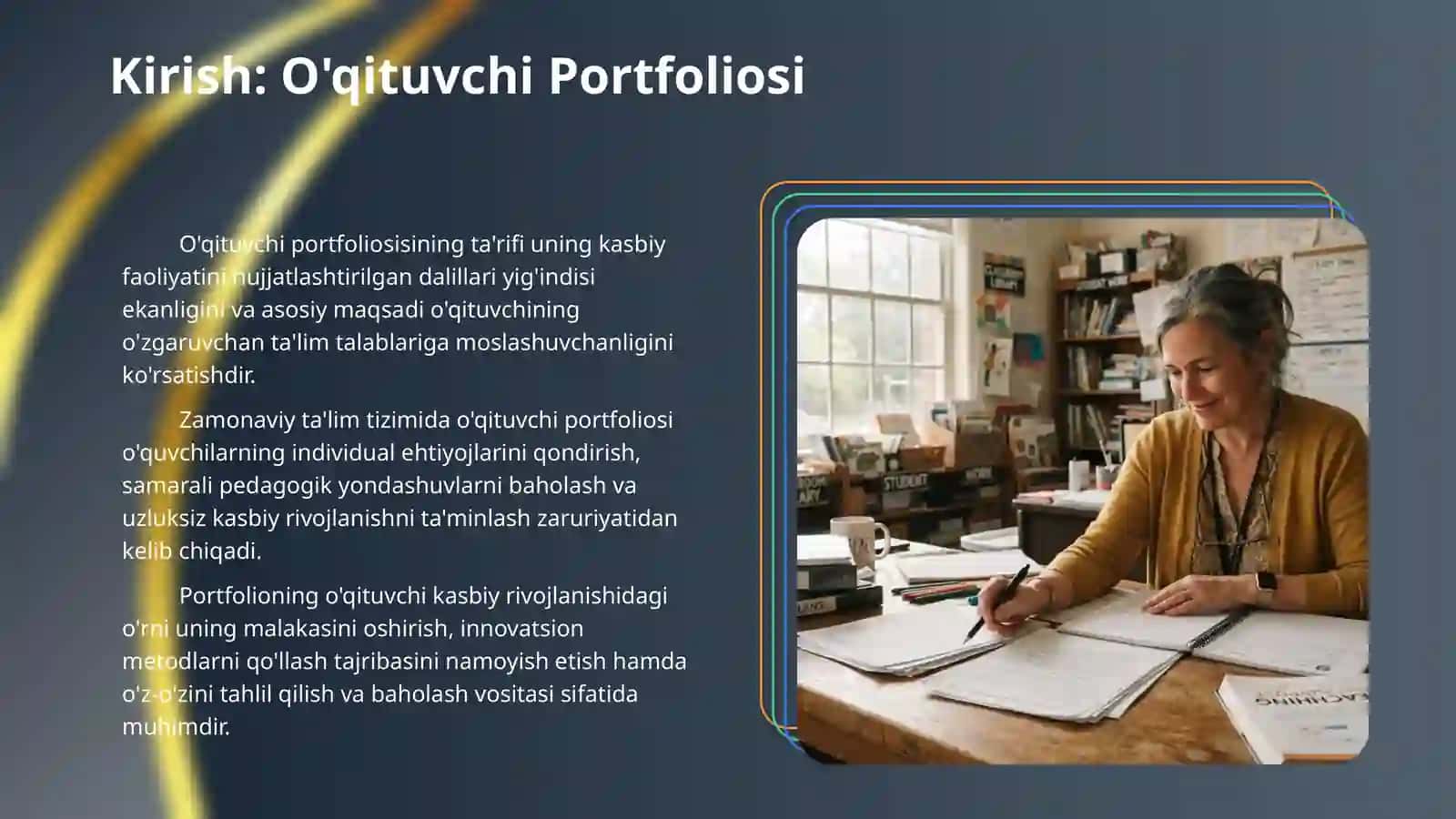 O'qituvchi portfoliosi 3
