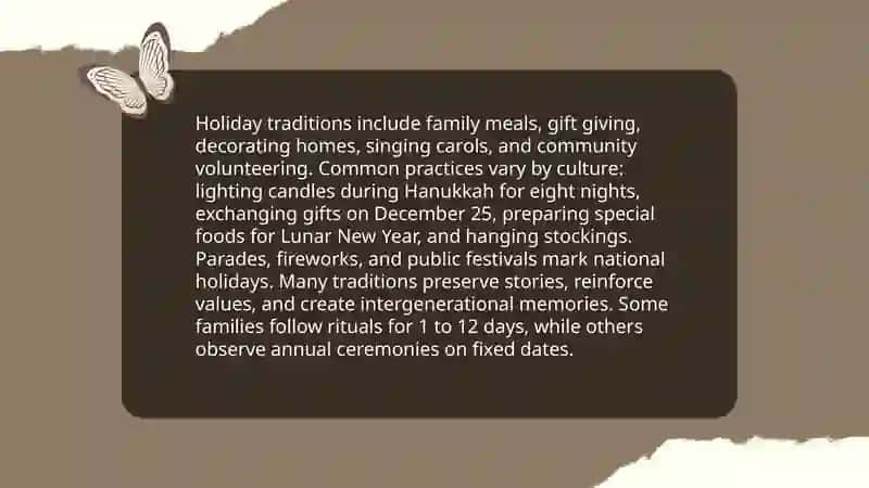 Holidays 3
