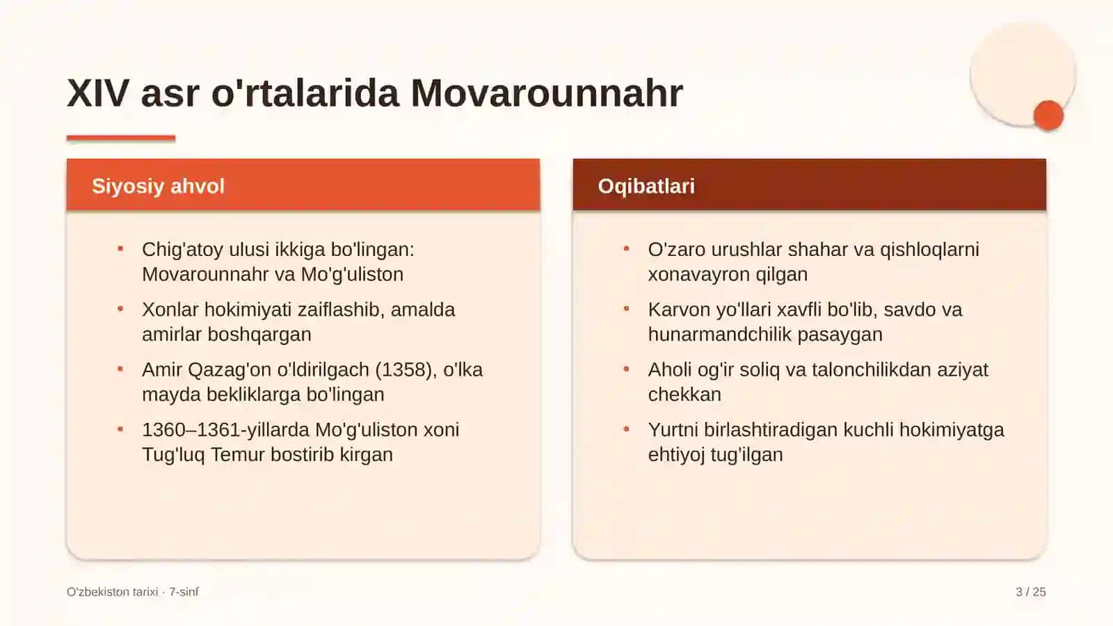 amir temur va temuriylar davlati 7 sinf 7065 3