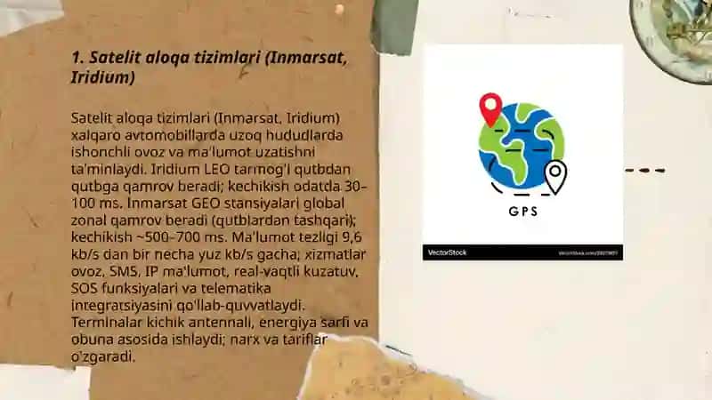 Xalqaro avtomobillarda tashishni boshqarishda qoʻllaniladigan aloqa vositalari 3