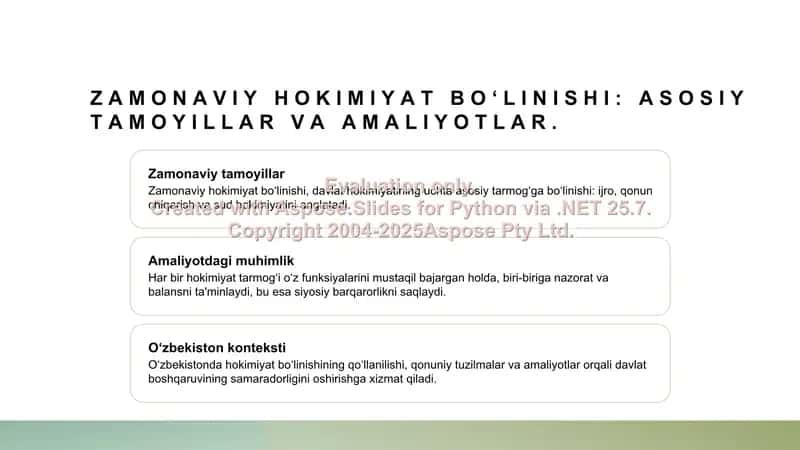Davlat hokimyatini bo‘linishiga doir nazaryalar 3