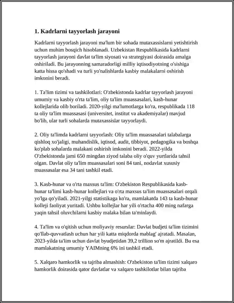 Kadrlarni tayyorlash va qayta tayyorlash 3