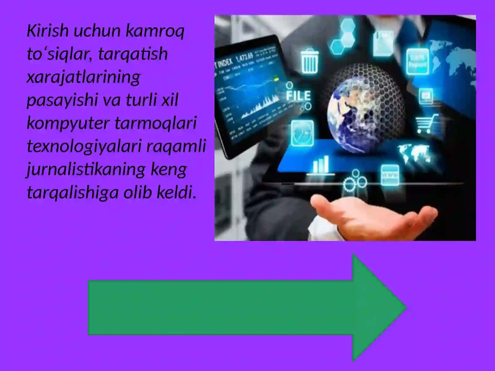 Jurnalistlarning faoliyatida diognostika raqamli axborot texnologiyalari 3
