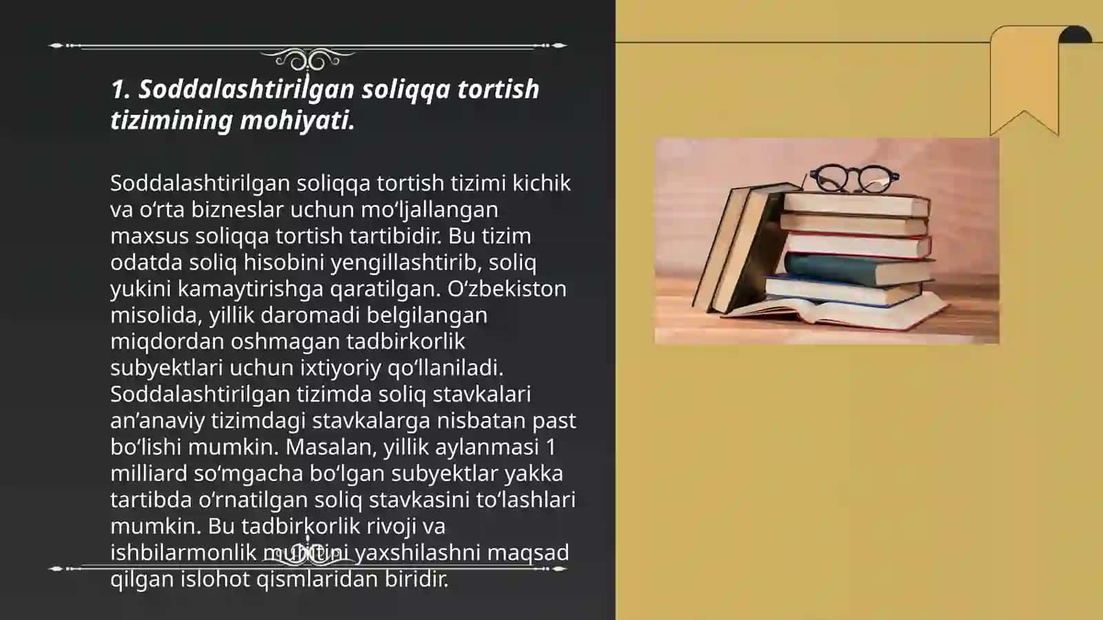 Soddalashtirilgan soliqqa tortish tizimi 3