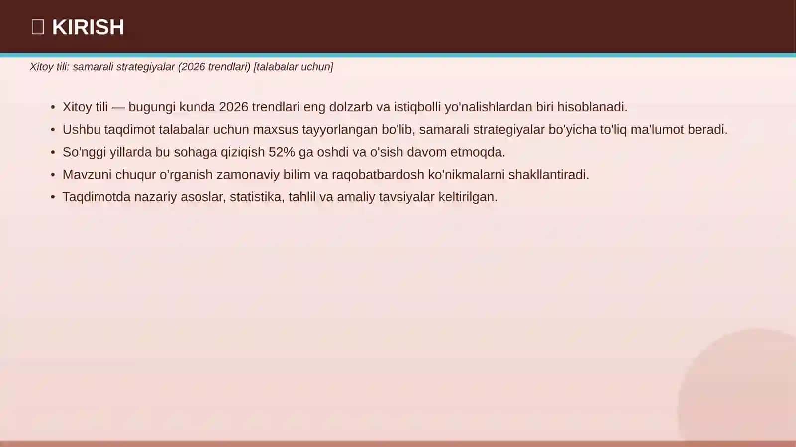 Samarali strategiyalar — 2026 trendlari 3