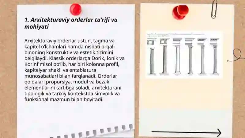 Arxitekturaviy Orderlar 3