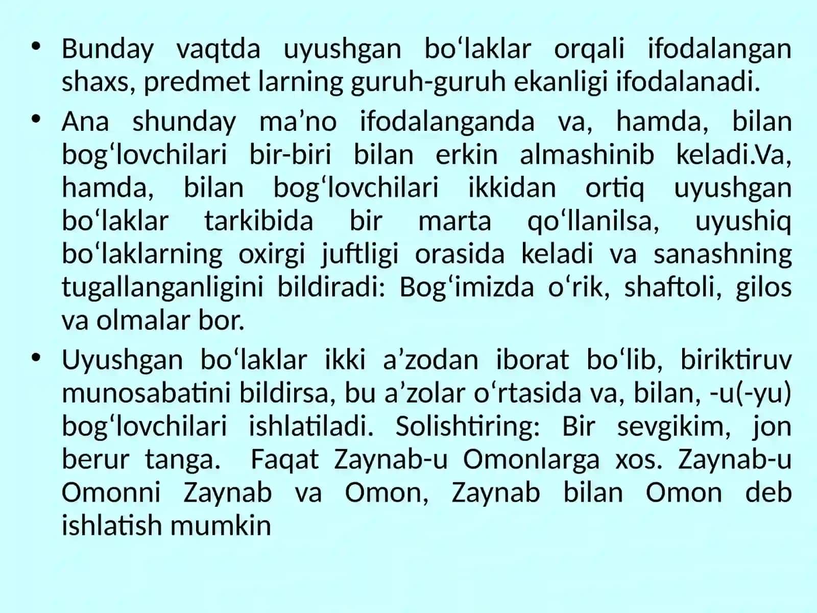 Uyushgan gaplar 3
