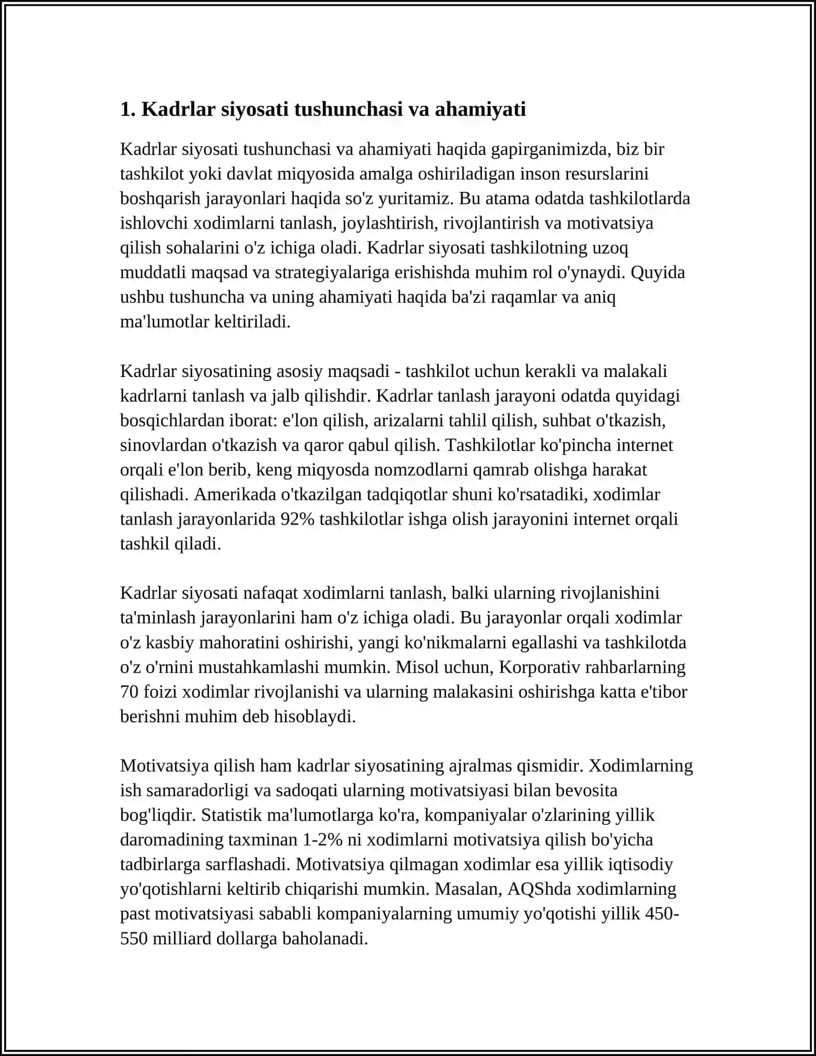 KADRLAR SIYOSATI 3