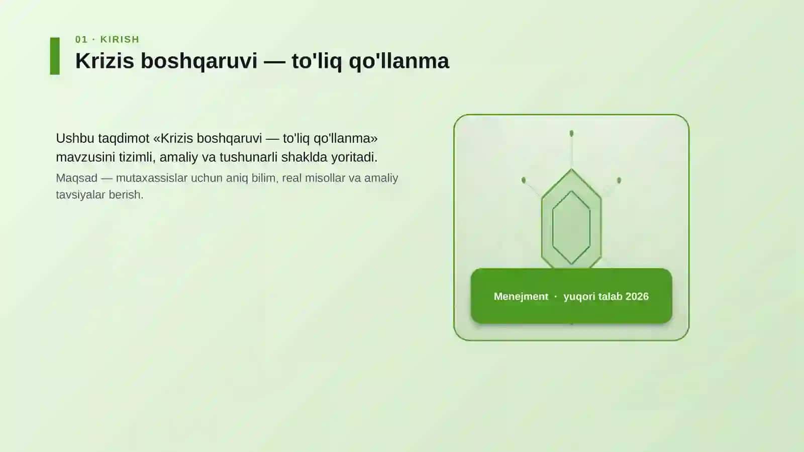 Krizis boshqaruvi — to'liq qo'llanma 3