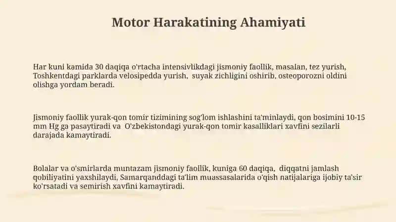 Motor Harakati 3