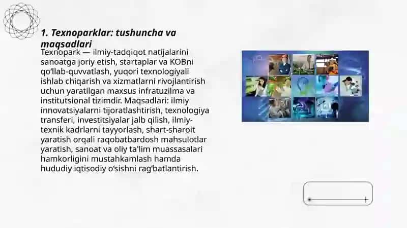 Texnoparklar: tushuncha va maqsadlari 3