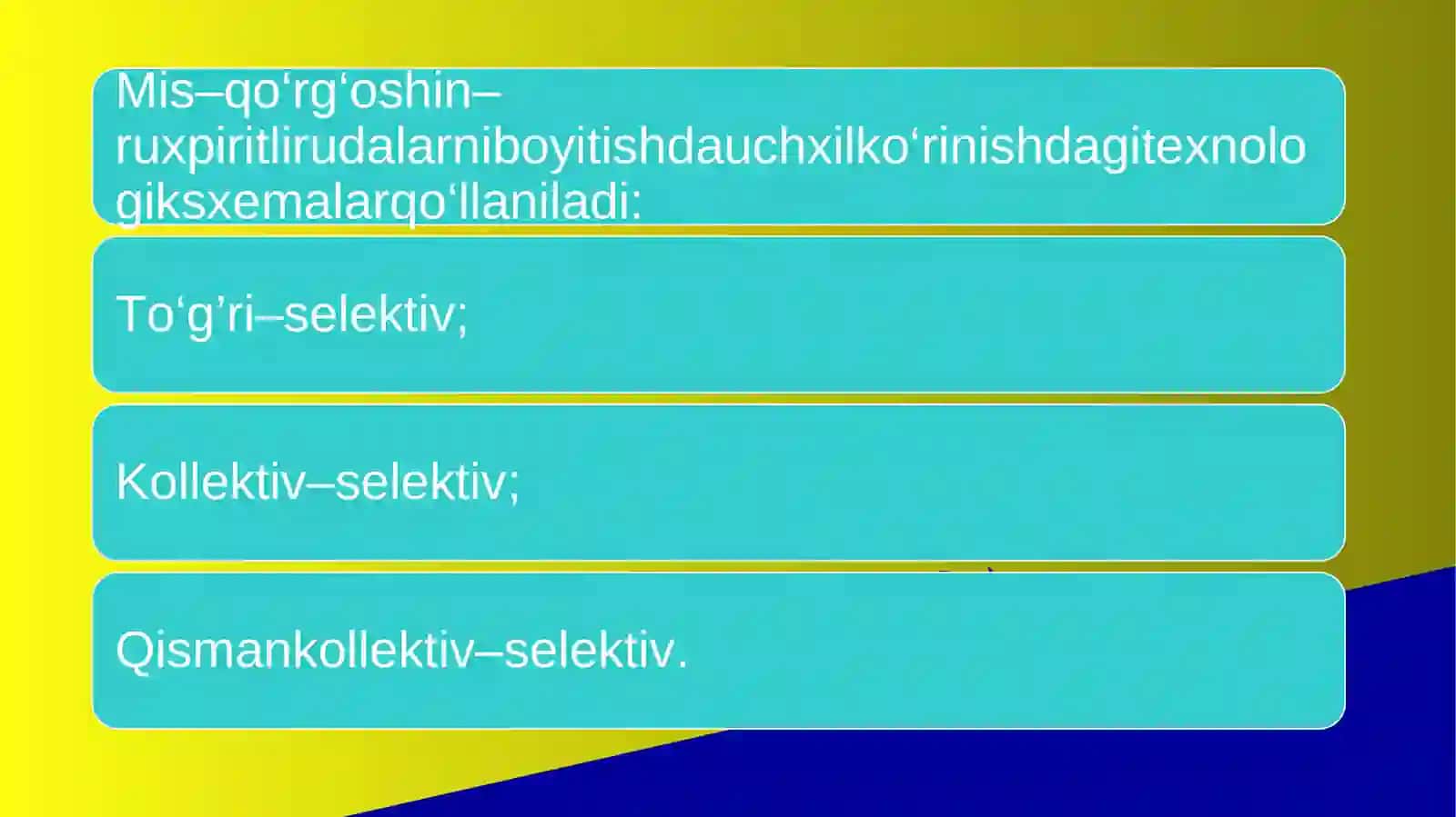 Mis–qo‘rg‘oshin–ruxpirittarkiblirudalarnikollektivflotatsiyasxemasi 3