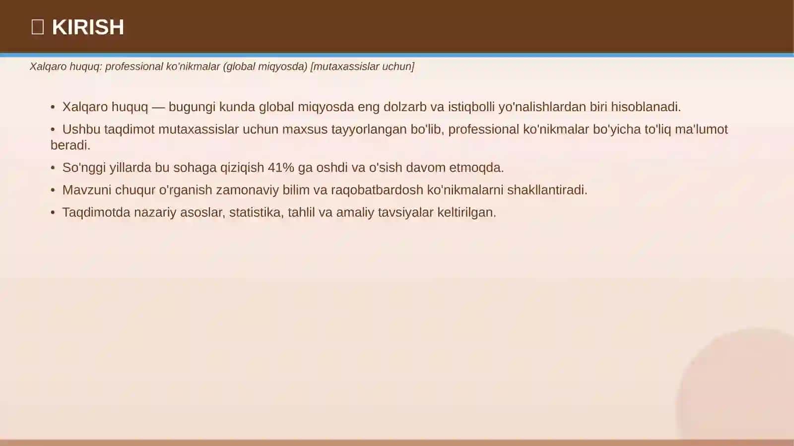 Xalqaro huquq: professional ko'nikmalar (global miqyosda) [mutaxassislar uchun] 3