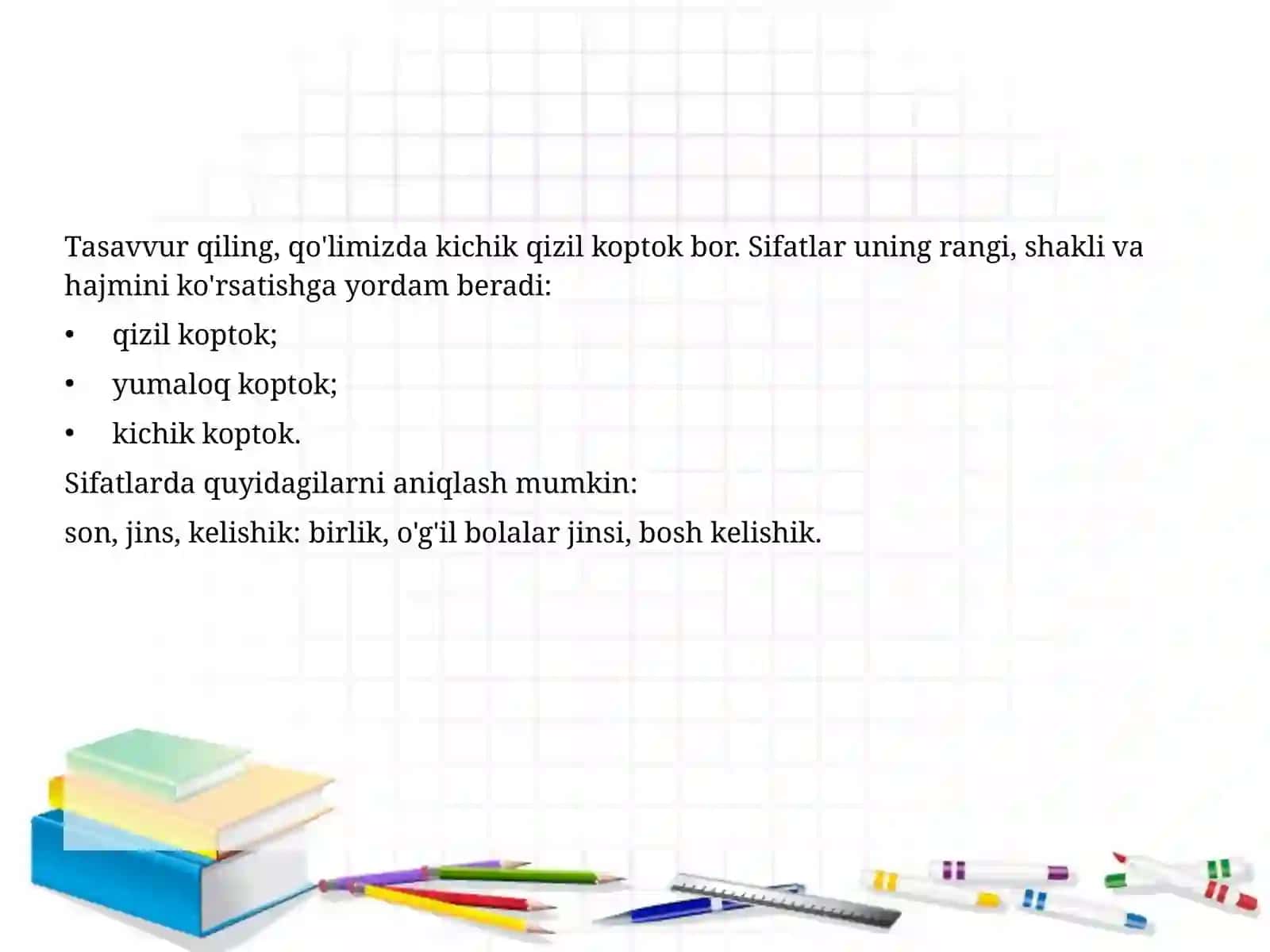 Rus tili - Sifatdosh belgilari va imlosi 3