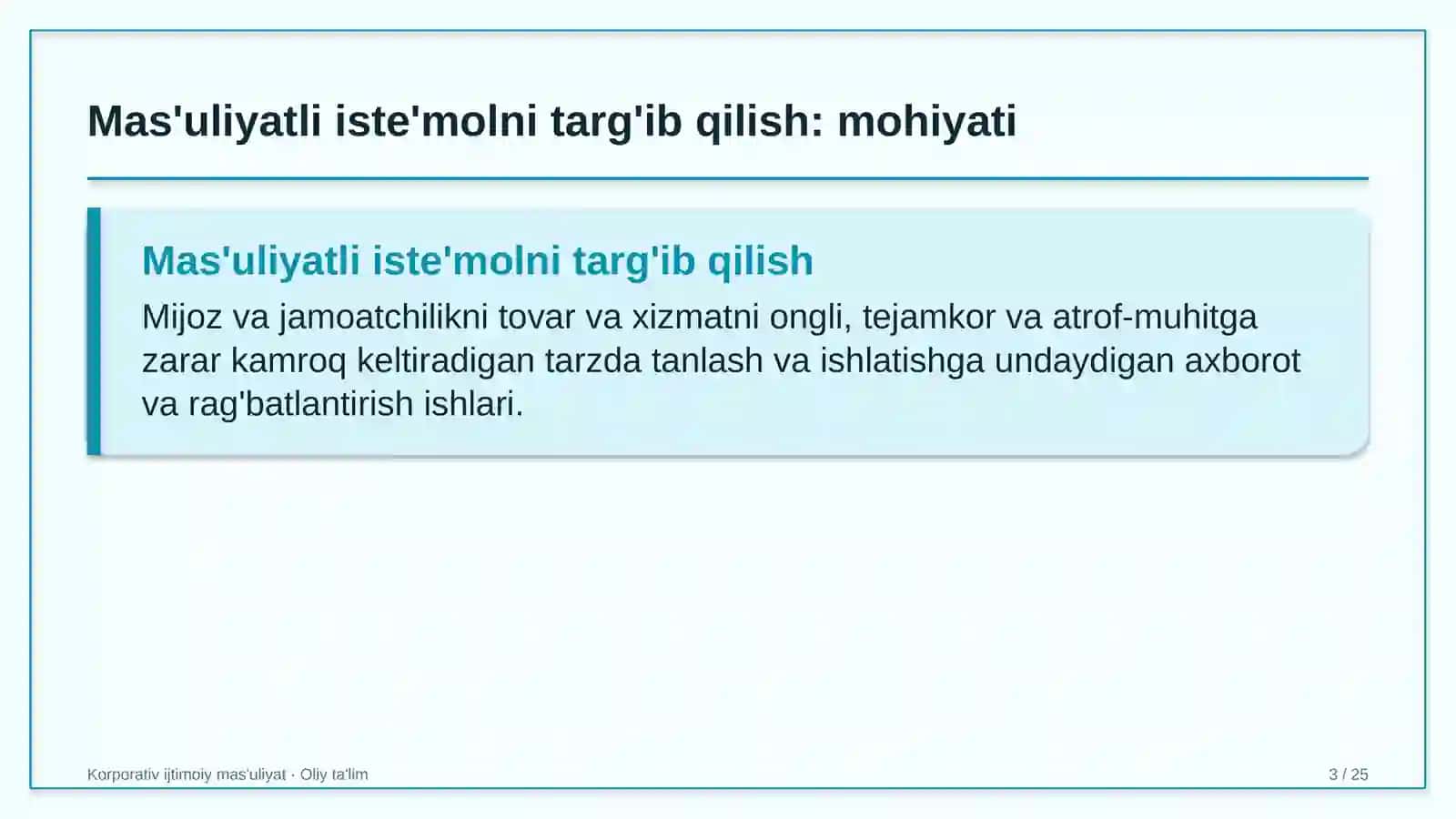 mashina traktor parklarida mas'uliyatli iste'molni targ'ib qilish 6456 3