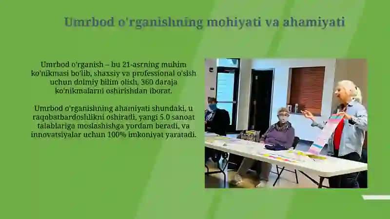 Umrbod o'rganish: Muvaffaqiyat kaliti 3