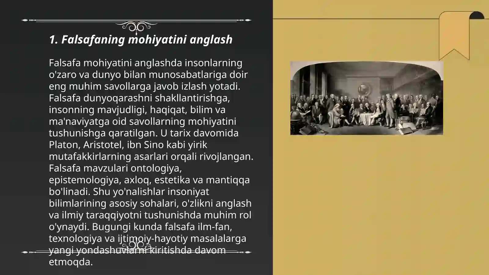 Falsafaning mohiyati va jamiyat taraqqiyotidagi o‘rni 3