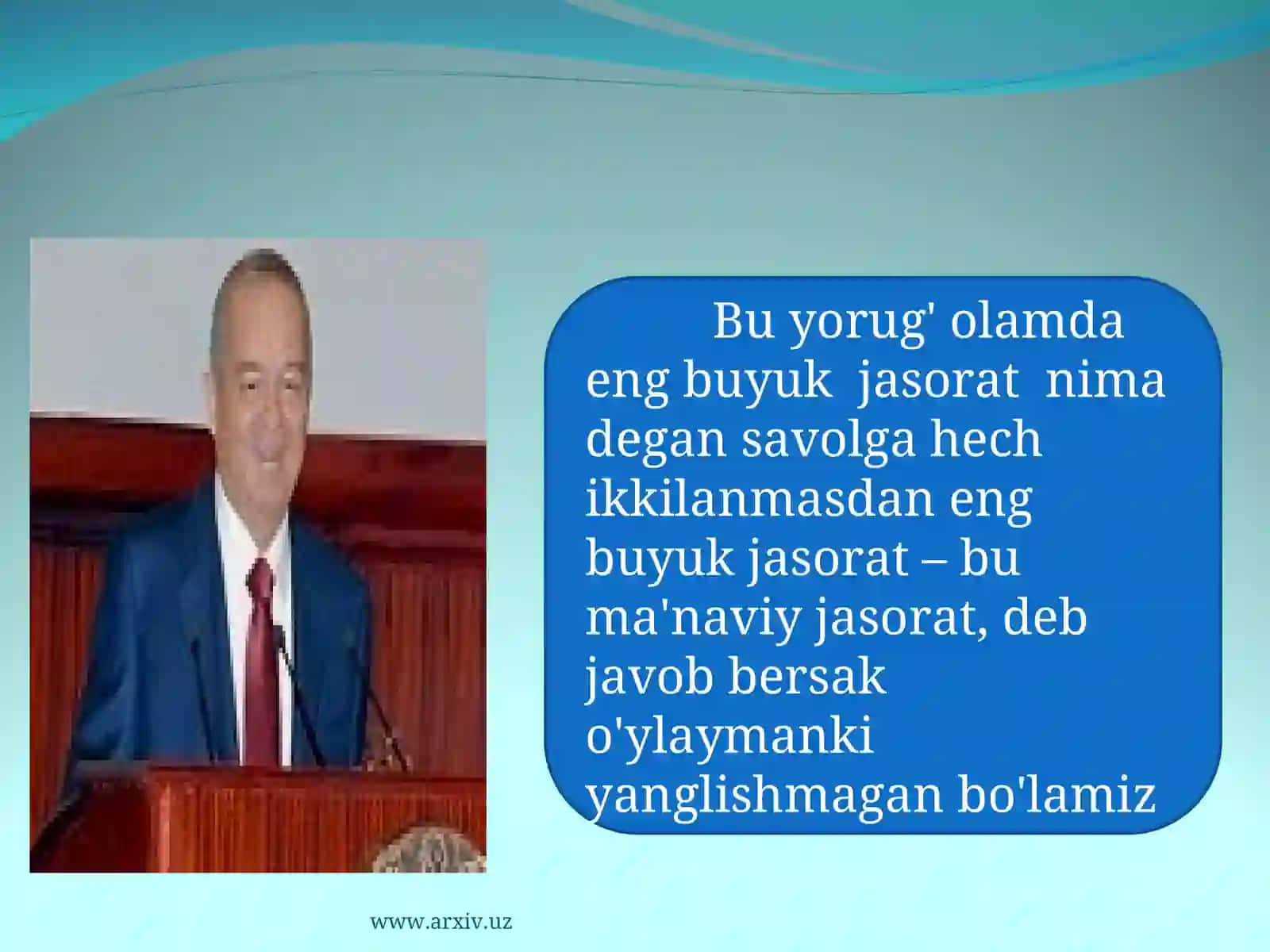 Ma’naviy jasorat qahramonlikdir 3