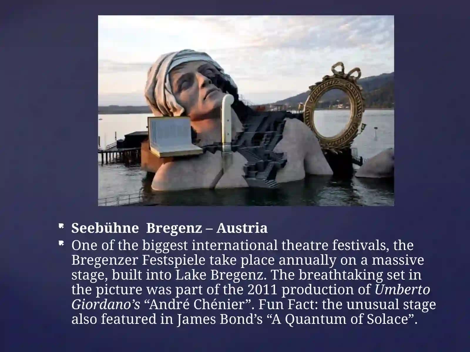 THE WORLD’S TOPMOSTUNUSUALTHEATRES 3
