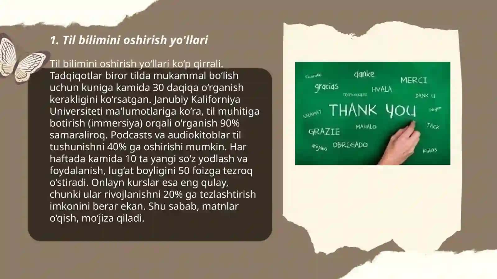 Til bilimini oshirish yo'llari 3