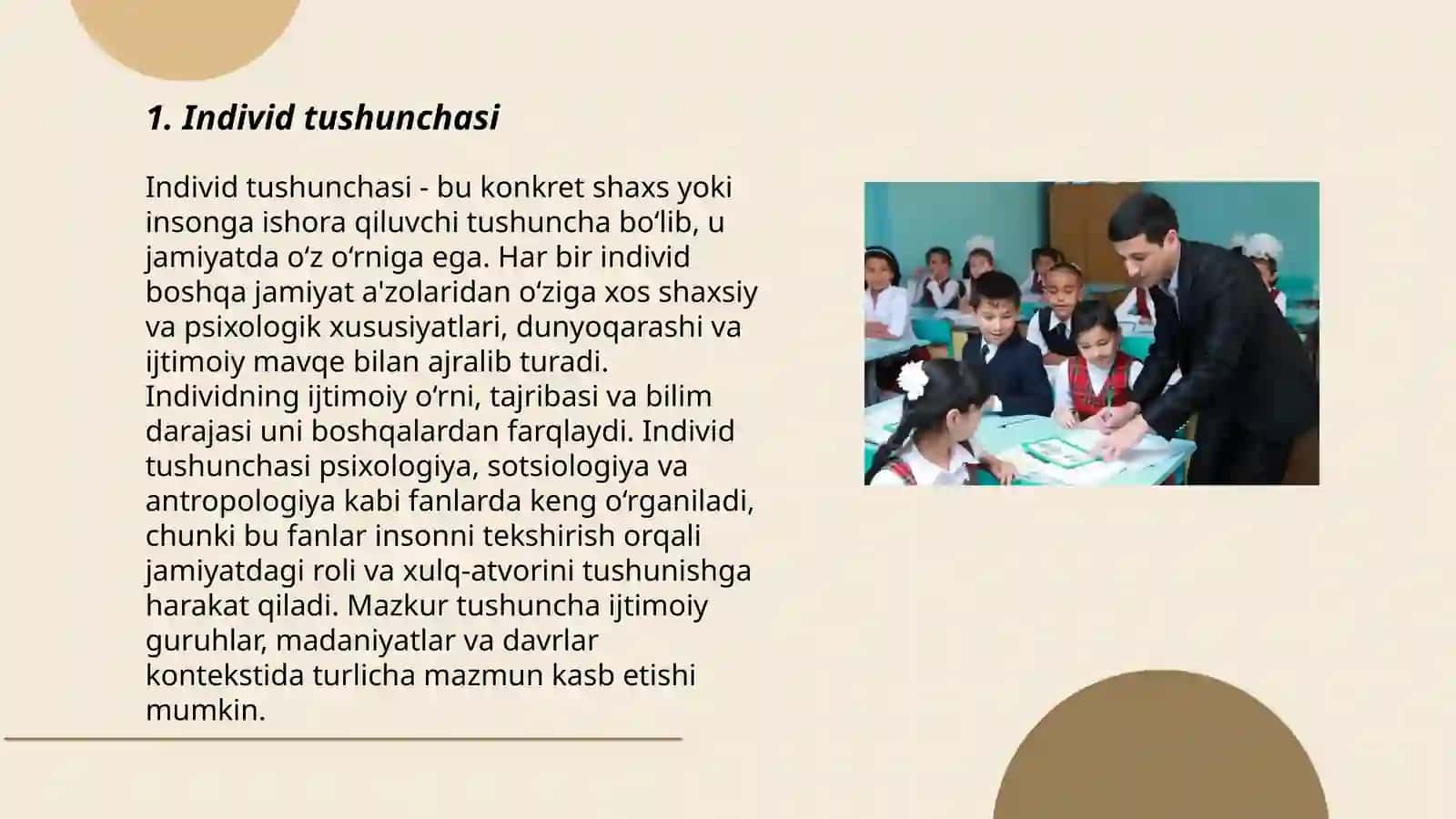 Individ, shaxs, individuallik tushunchalar 3