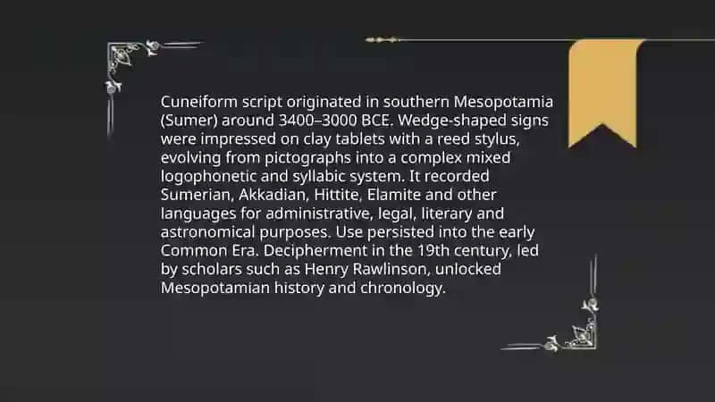 Historical and modern types of writing 3