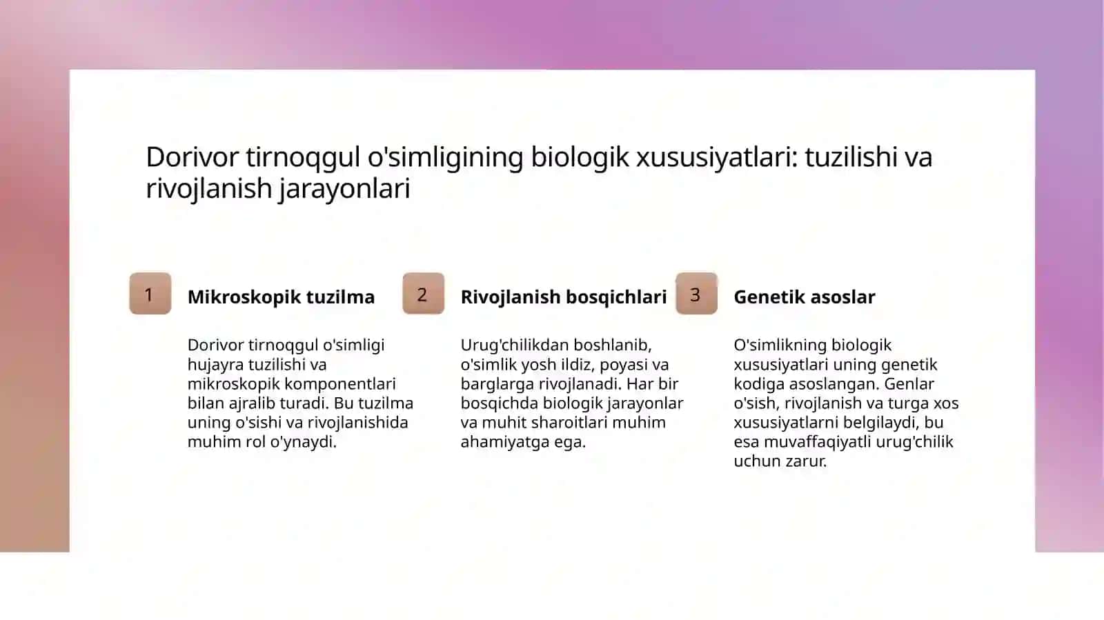 Dorivortirnoqgulo'simliginingurug'chiligi 3