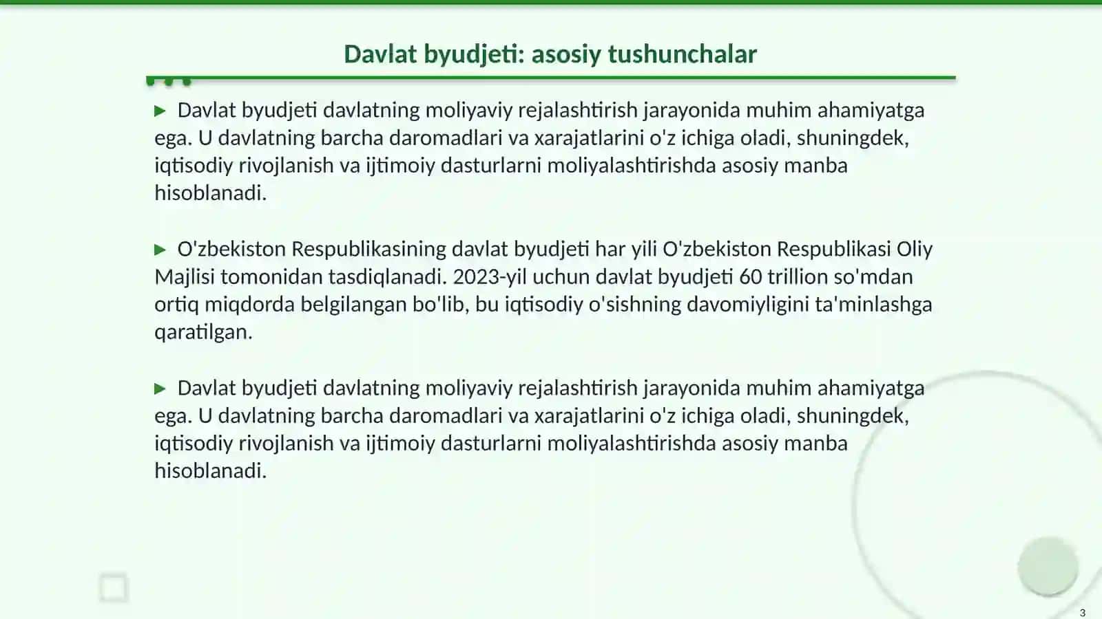 Investitsiyalarni moliyalashtirish 3