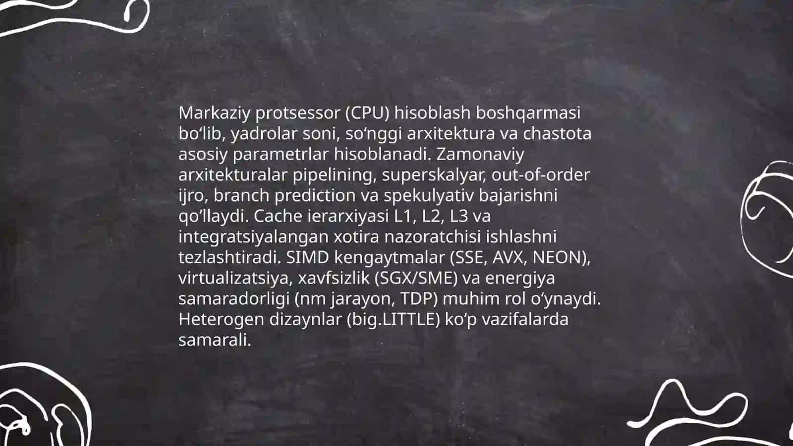Zamonaviy shaxsiy kompyuter texnologiyalari 3