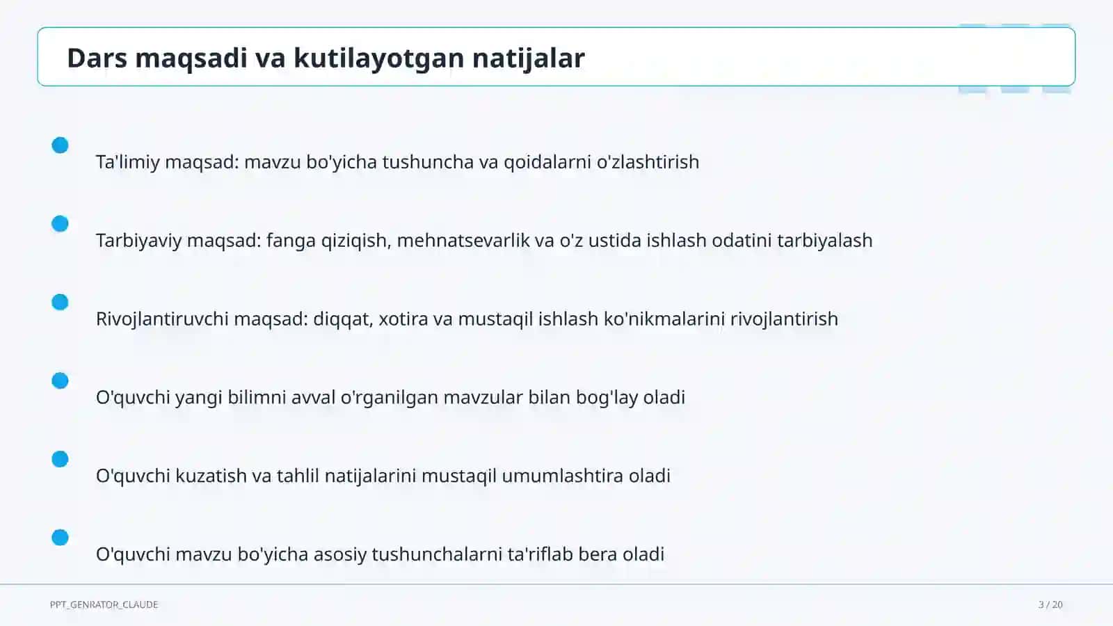 Nutq uslublari: ilmiy va rasmiy uslub (10-sinf) 3