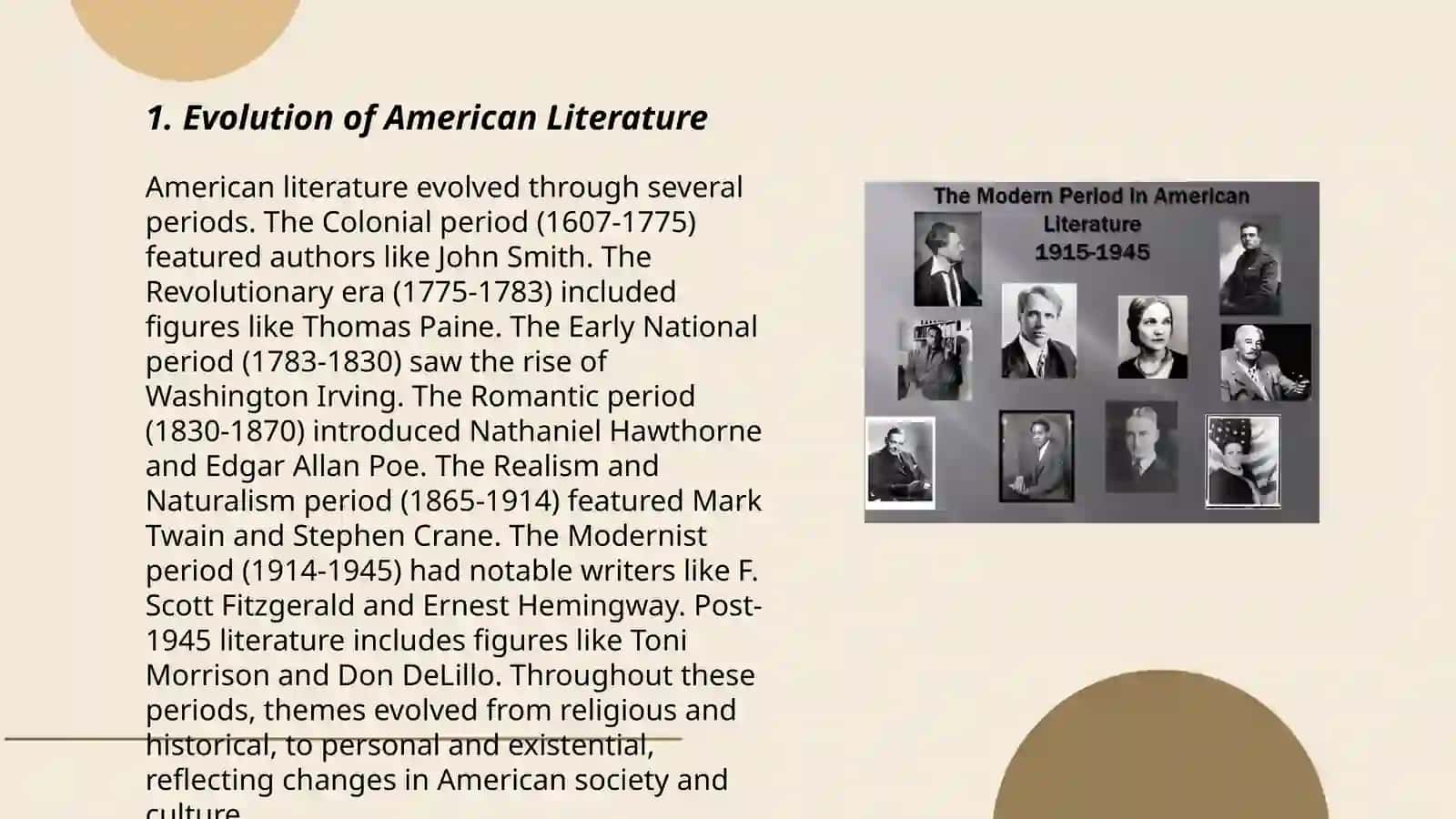 American writers 3