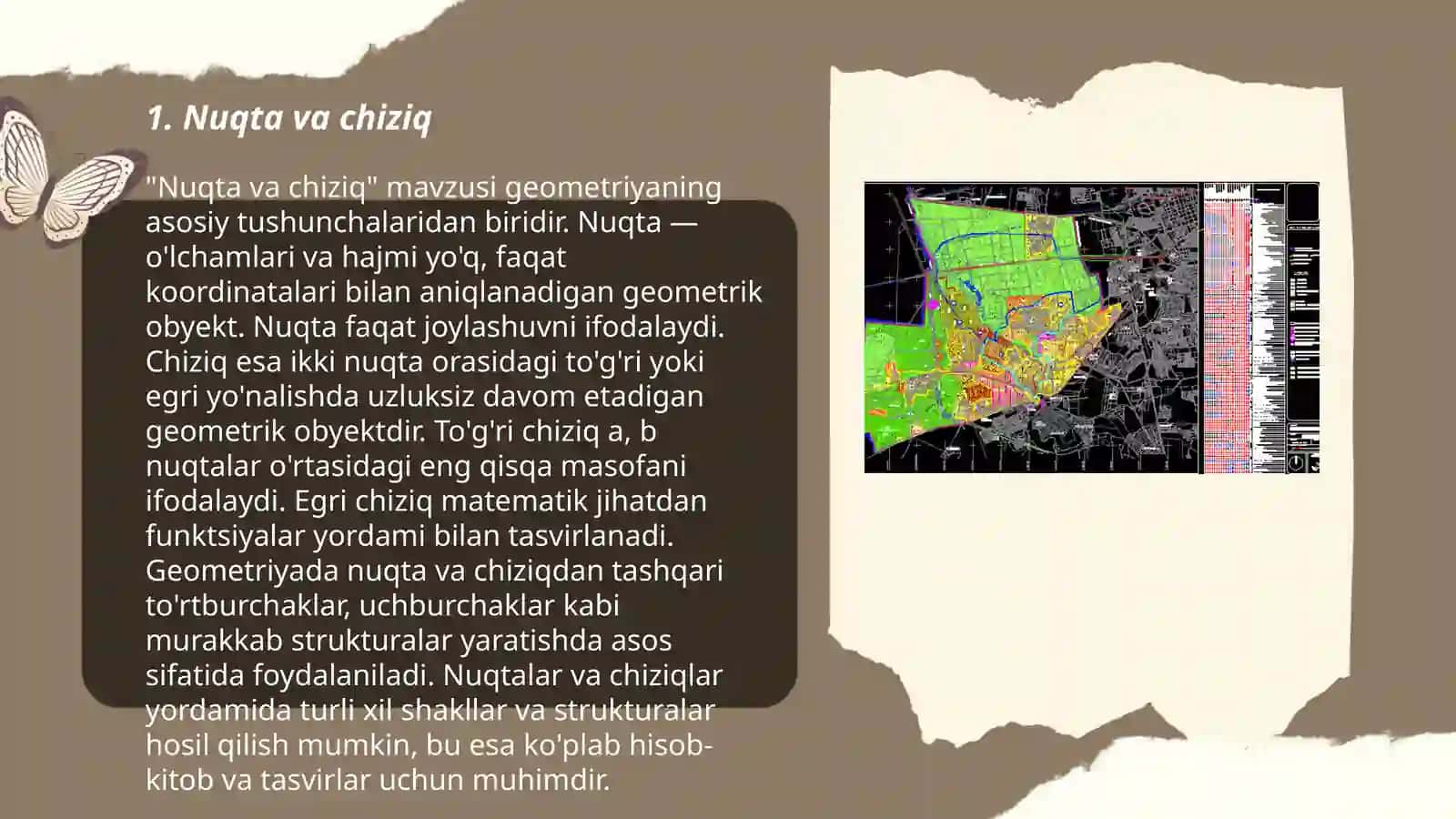 Planimetriya aksiomalari. Sodda geometrik shakllar.Evklid geometriyasi 3