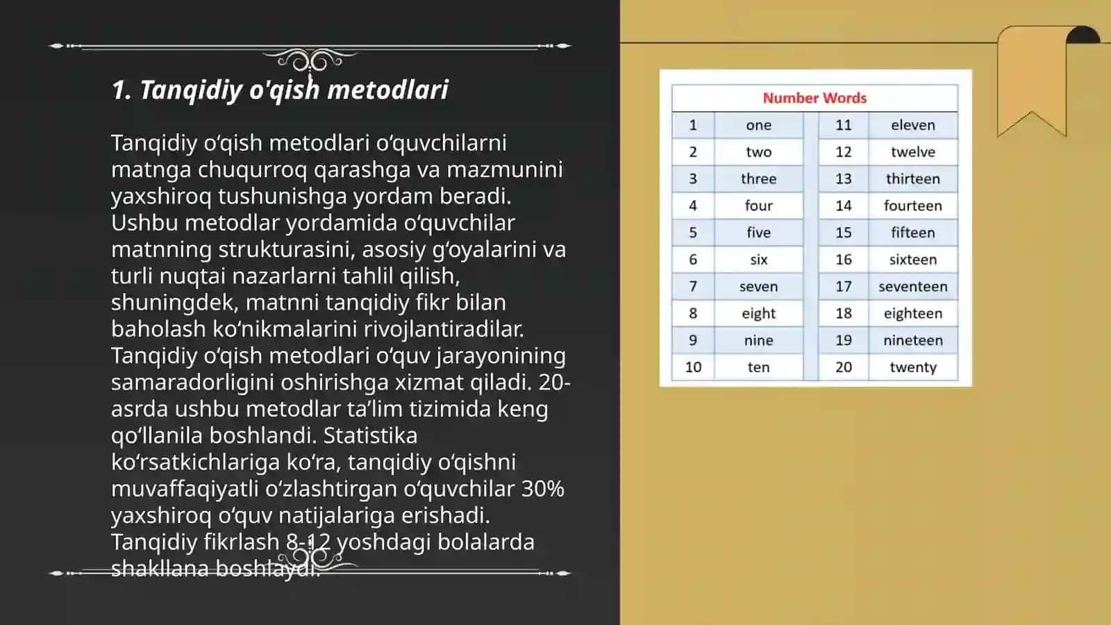 Tanqidiy o'qish va eslatmalar bilan ishlash 3