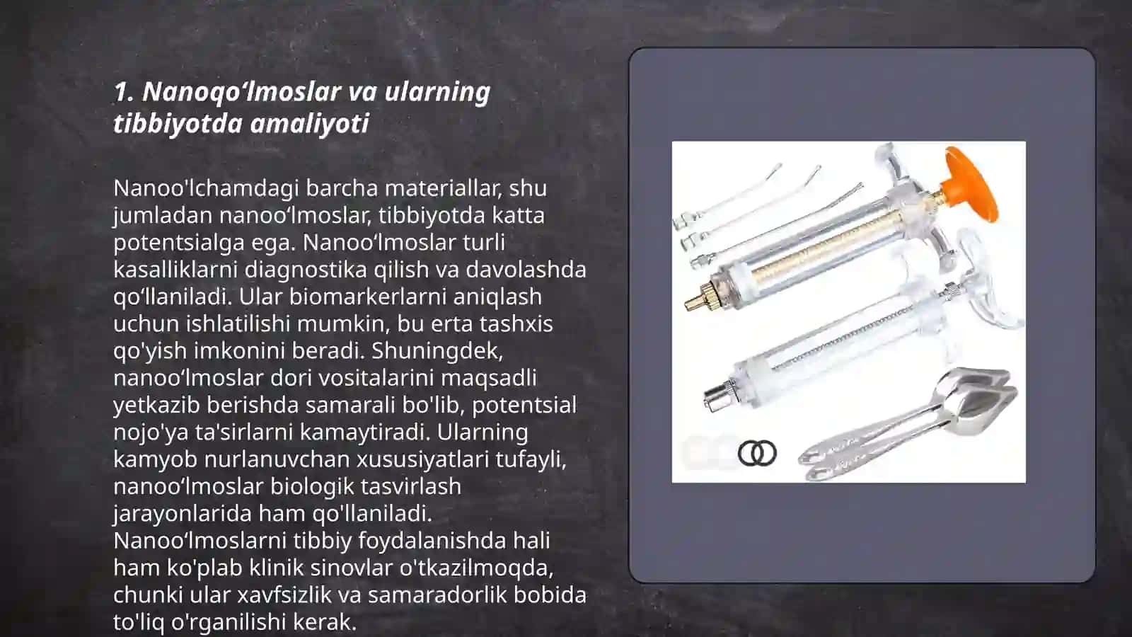 Nanoqoʻlmoslar va ularning tibbiyotda amaliyoti 3