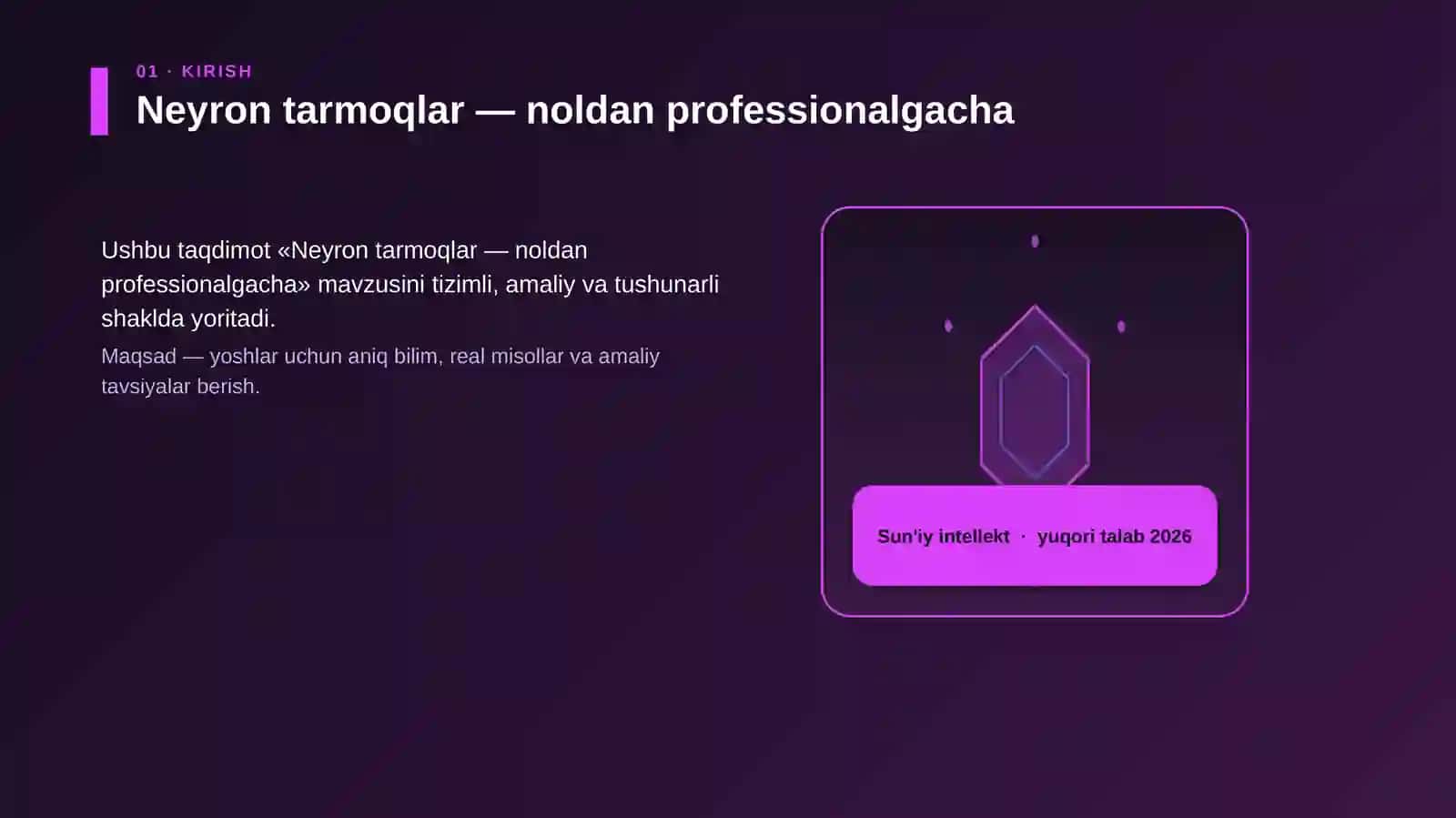 Neyron tarmoqlar — noldan professionalgacha 3