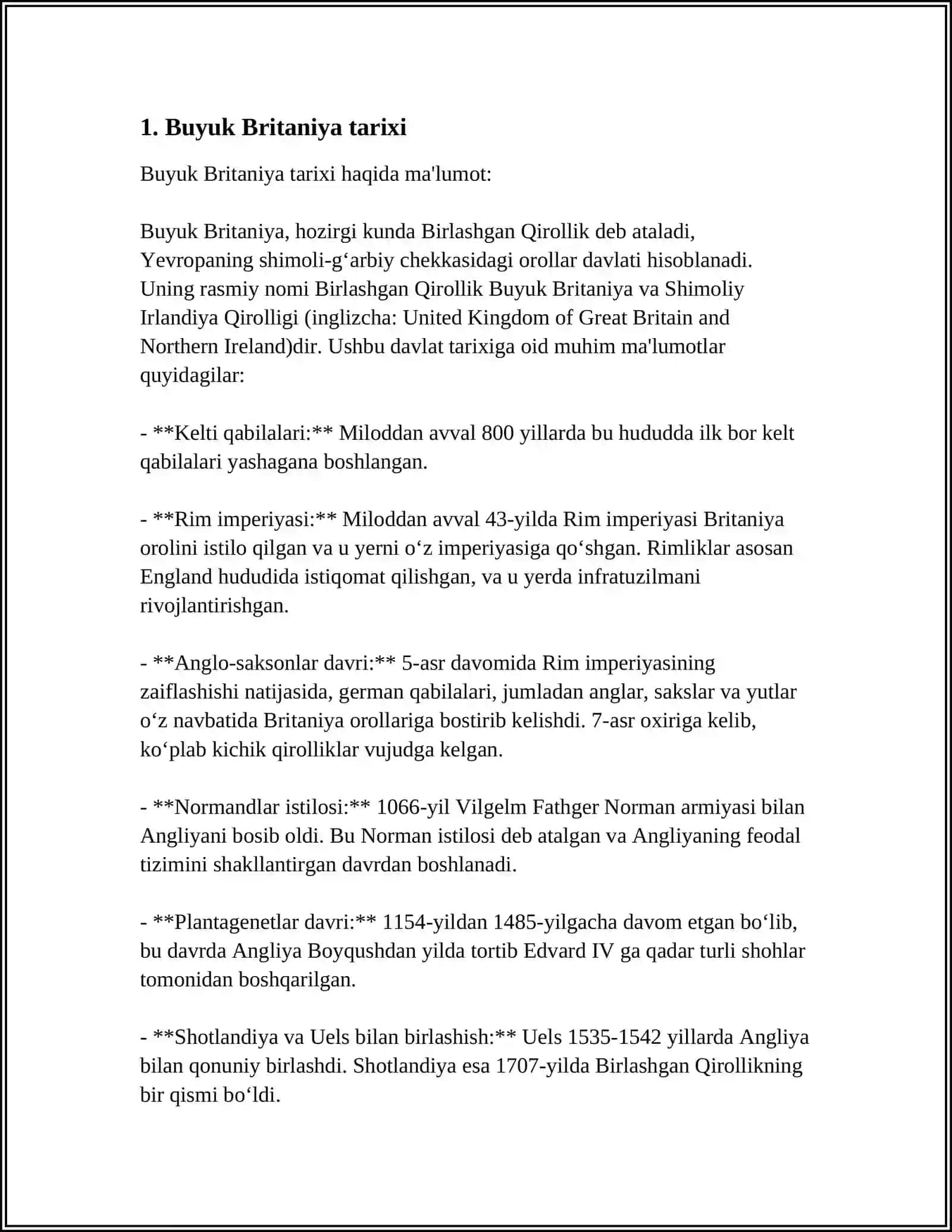 BUYUK BRITANIYA 3