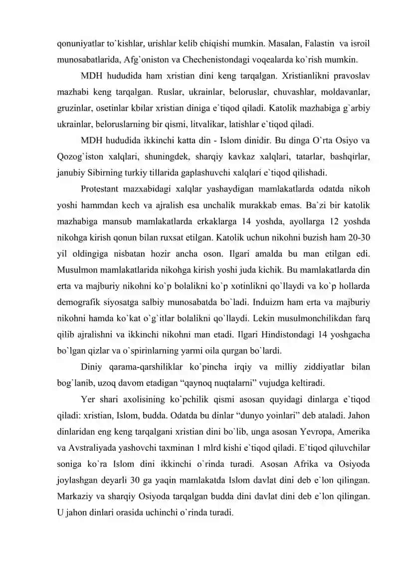 Dunyo aholisining diniy tarkibi 3