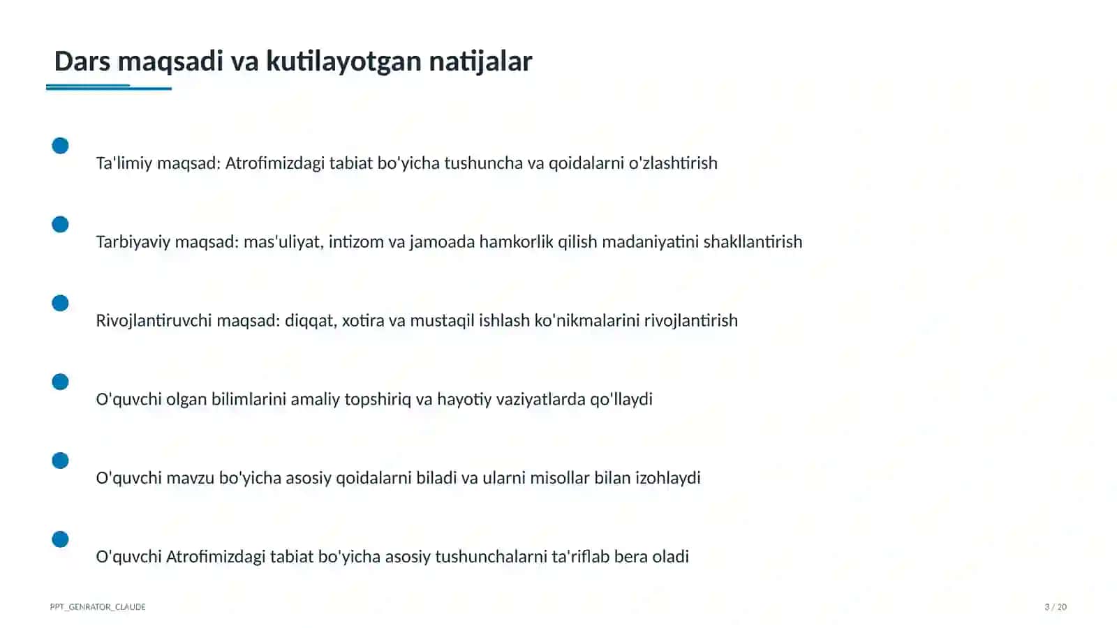 Atrofimizdagi tabiat (1-sinf) 3