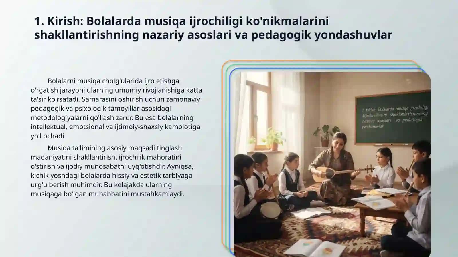 Bolalarni musiqiy cholg‘ularda ijroga o‘rgatish. 3