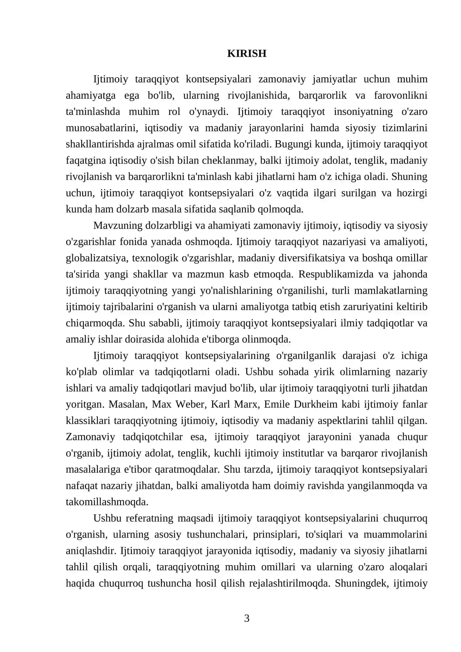 Ijtimoiy taraqqiyot kontsepsiyalari 3