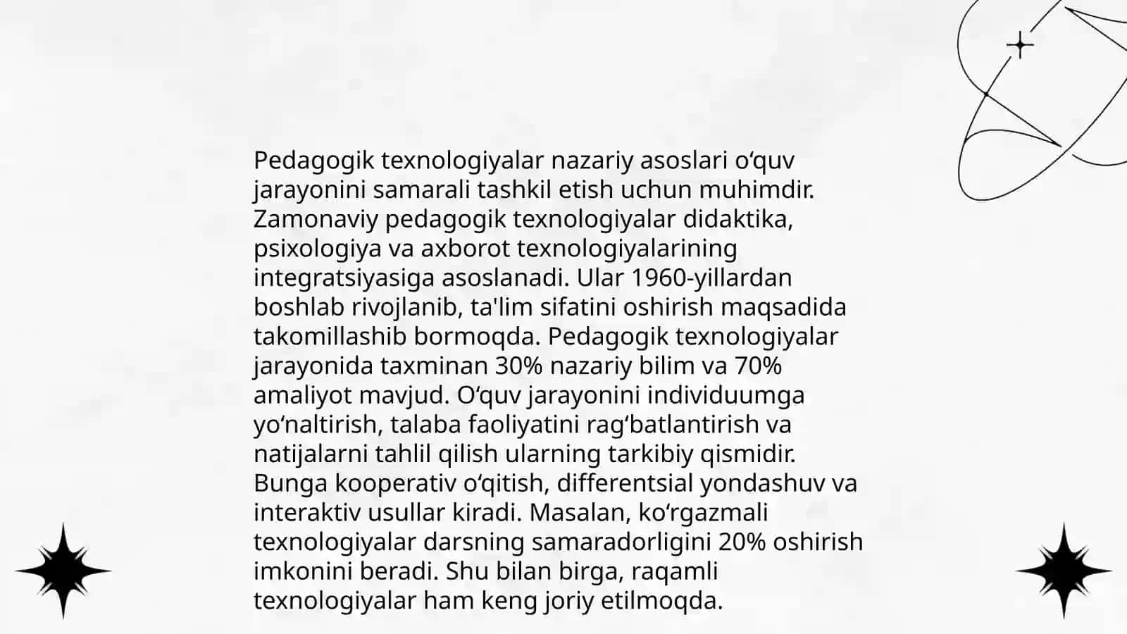 Pedagogik tehnologiyaning mustaqil fan sifatida shakllanishi 3