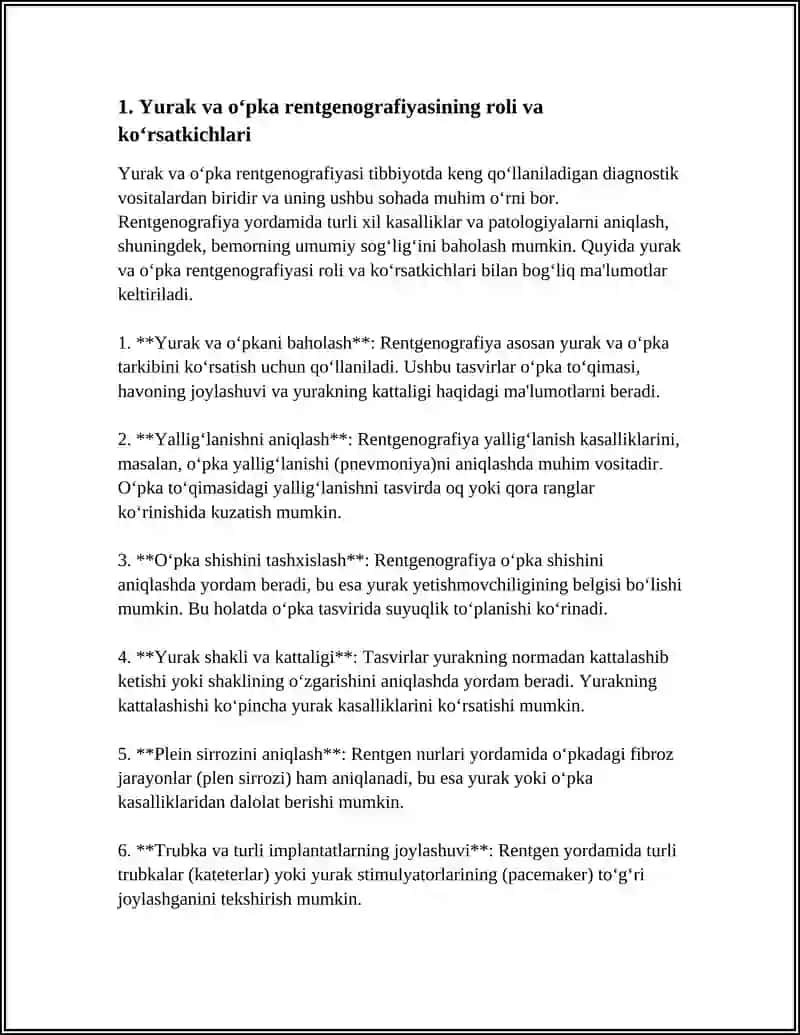 YURAK-QON TOMIR TIZIMI KASALLIKLARINING NUR DIAGNOSTIKASI 3