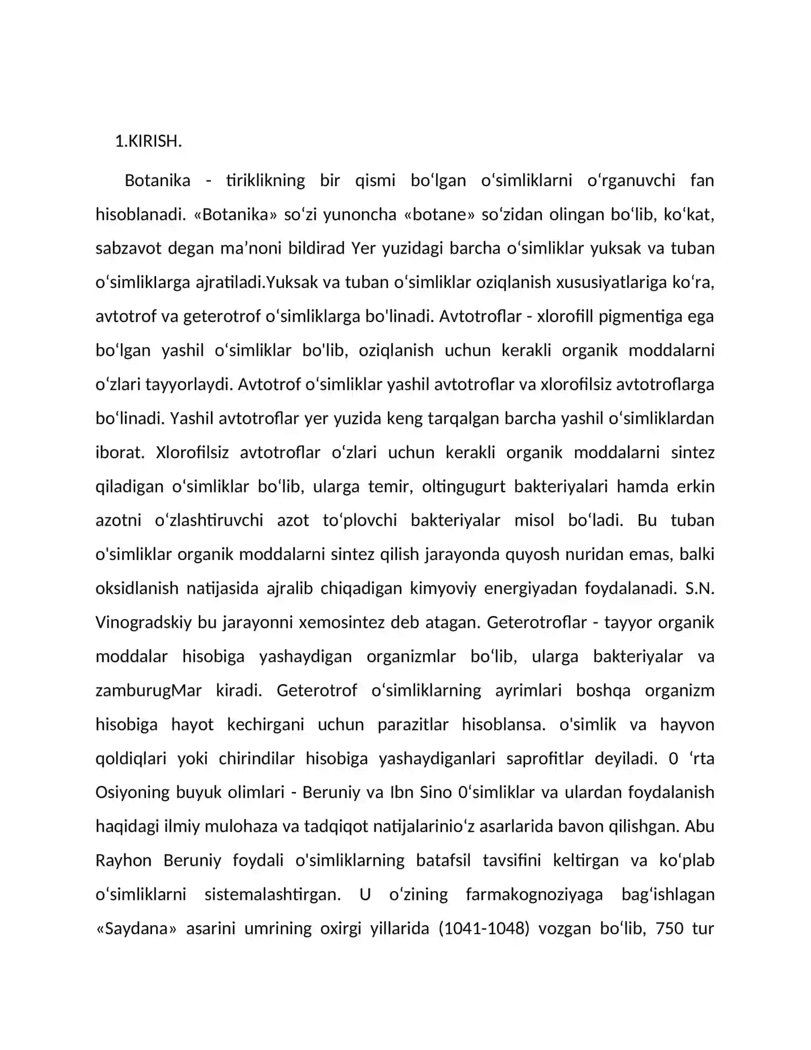 Farg'ona vodiysining asosiy dorivor oʻsimliklar va ularga botanika xarakteristikasi tasnifi 3