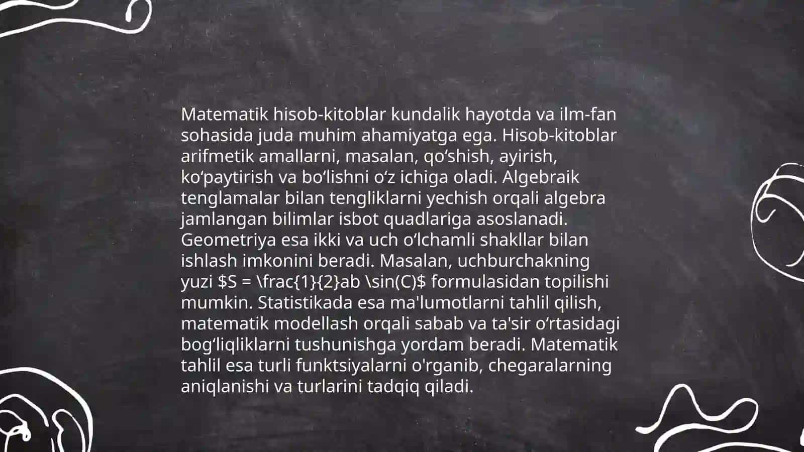 Mathcadda geometry paketi funksiyalari 3