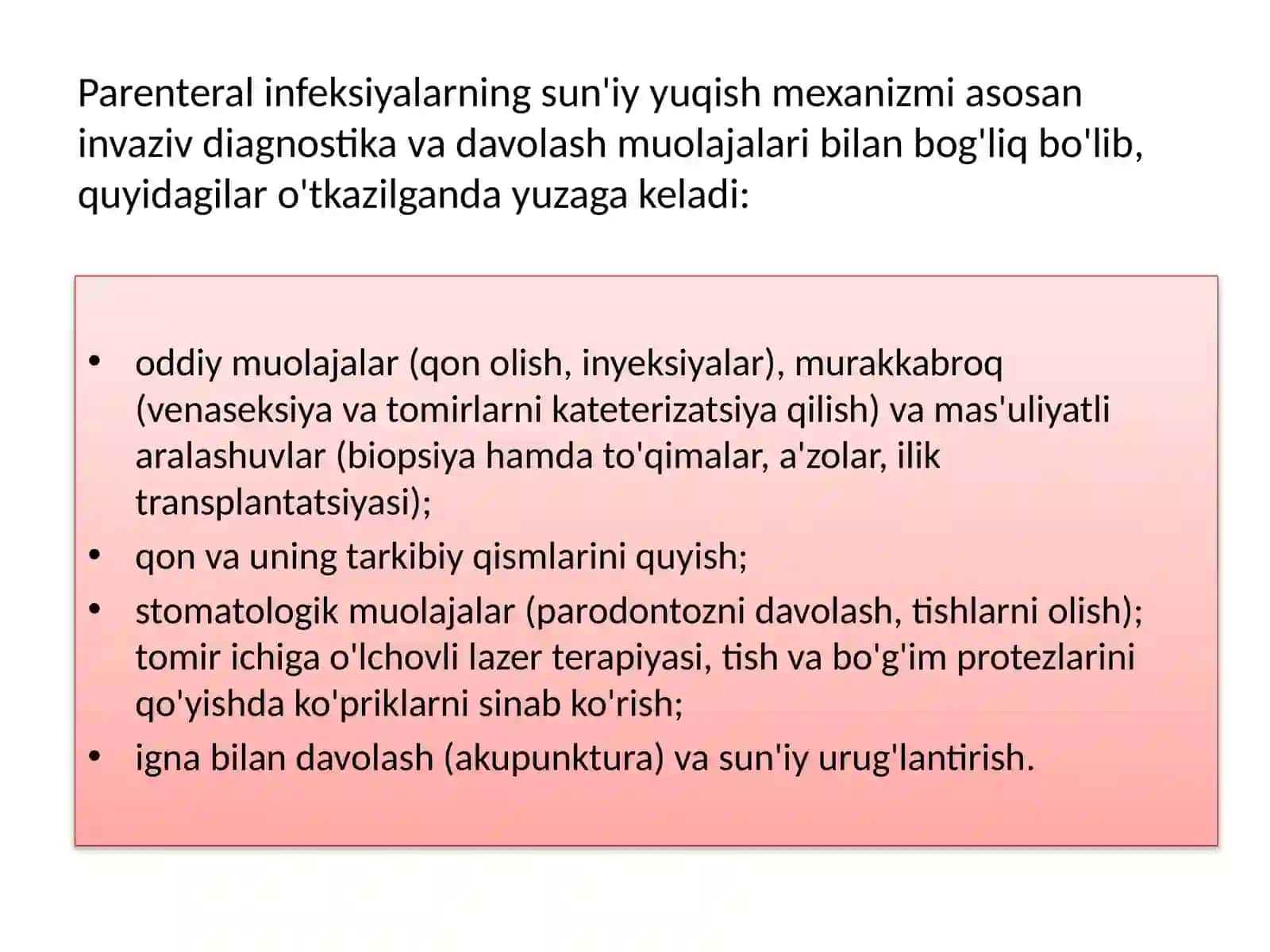 Tibbiyot xodimlarining infeksiyalardan xavfsizligi 3