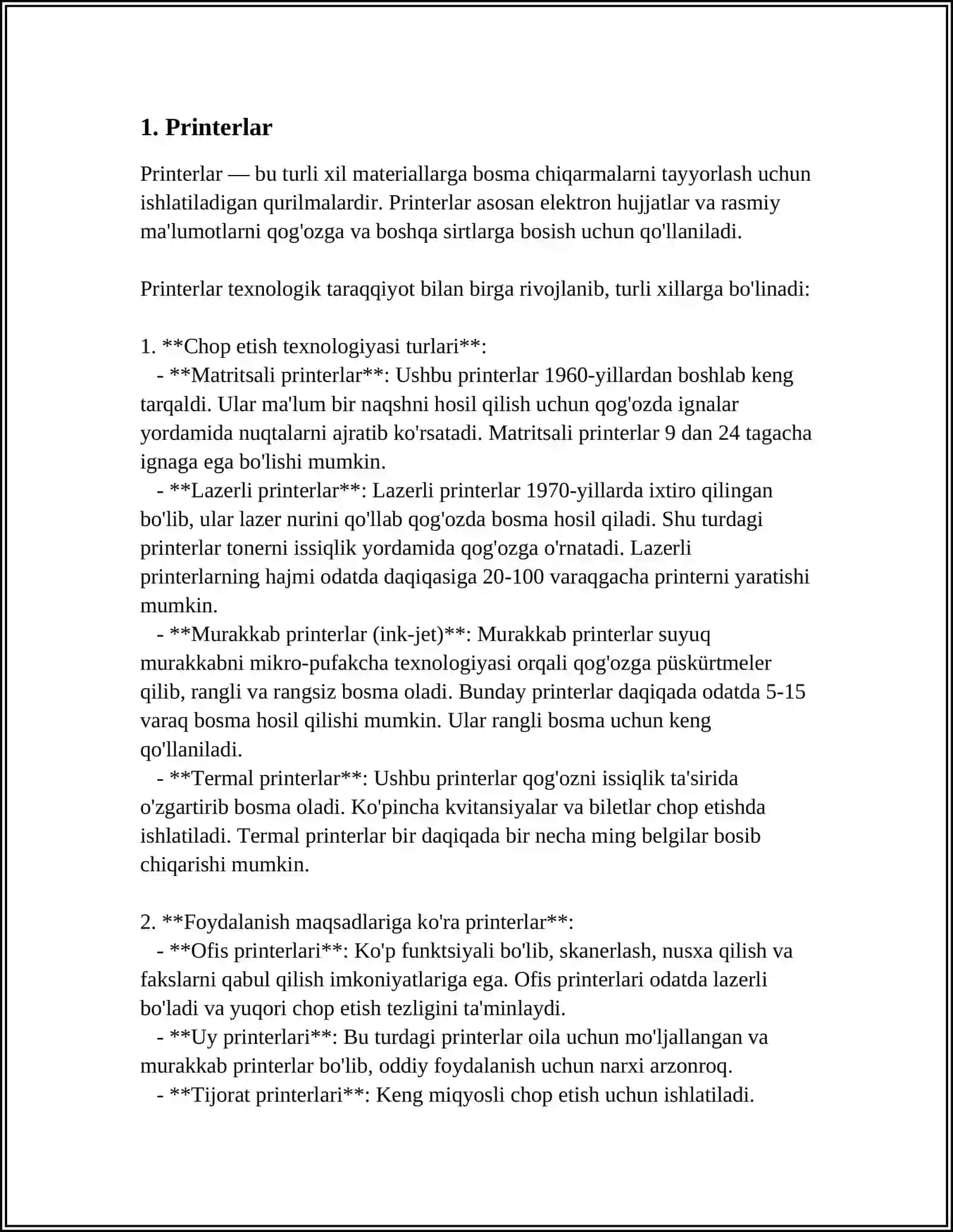 Printerlar 3